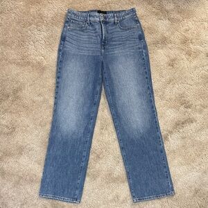 WHBM jeans extra high-rise relaxed straight